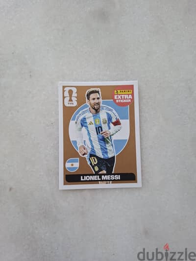 Bronze Messi sticker