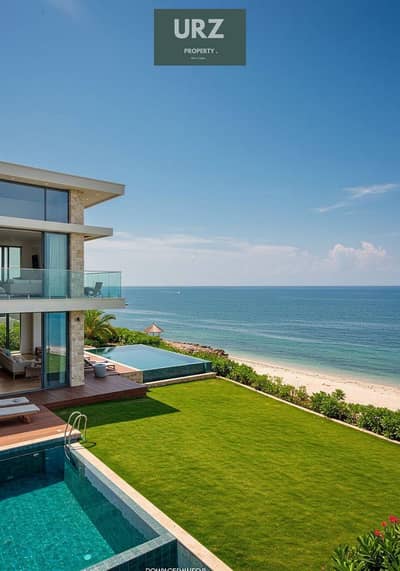امتلك و استثمر بمقدم 4 مليون سي شور هايد بارك فيلا تاون هاوس مع Private Pool فيو بانورامى كامل للبحر من الدور الأرضى بجوار هاسيندا لافيستا ماونتن فيو