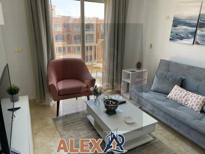 Own a chalet for sale with a roof in Agora, immediate delivery and an open view with furniture.