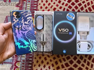 فيفو V50 5G راما 12 + 12 بيوصل 24 جيجا رام ذاكرة 256 جيجا جديد زيرو