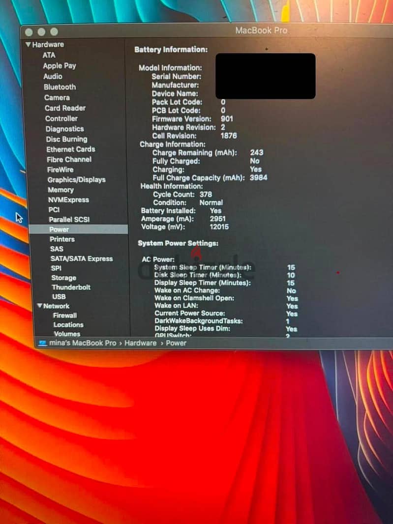 Macbook pro 13.3-inch (2019) 6