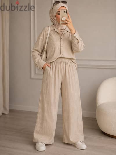 New linen  set from Deema store beside defacto