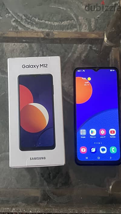 موبايل سامسونج M 12 استعمال ٦ شهور يعمل بكفاءة بدون اى خدوش او عيوب