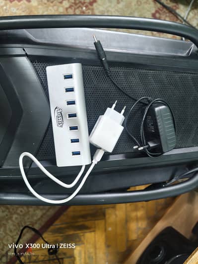 7 Ports Aluminum Housing Data USB 3.0 and USB 2.0 Hub for Desktop PC a