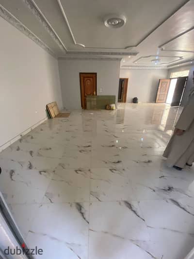 Basement for rent in the assembly residential or administrative Al-Banafsaj near the Sadat Axis air-conditioned