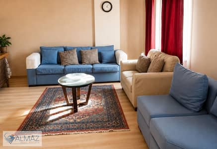 Furnished apartment for rent in Al Rehab, Block 36, near main roads. 155 sq m