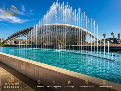 Apartment for sale in Noor City Smart City in Egypt, area 121 meters, Model D in B2, in a prime location overlooking a wide garden view, with facilities over 12 years and the longest repayment period in Noor.
