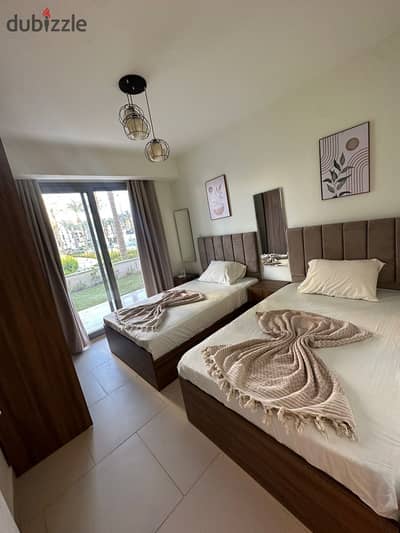 Chalet for rent, ground floor with a garden in Marassi, Phase Faya, hotel furnishing