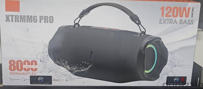 أحدث صب jbl  خليجى  اكستريم 6  / ١٢٠ واط  مخرج الصوت و البيز  ٤ سماعات