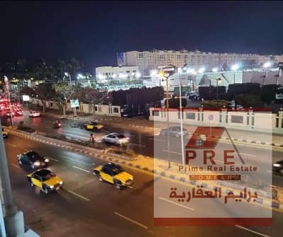 Administrative office for rent in Smouha, directly on Victor Emmanuel roundabout, with a distinctive view.