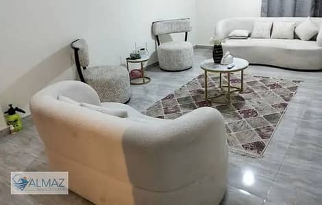 Furnished 140 sqm apartment for rent in Jannat Misr Compound, Fifth Settlement, located near South 90th Street.
