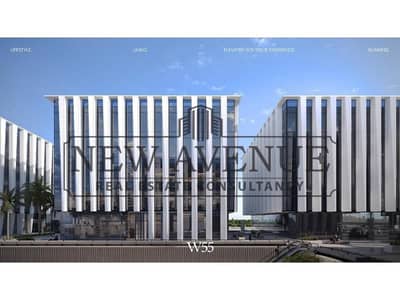 مكتب إداري بمقدم 10% وأقساط مرنة في مشروع W55 من ووتر واي، القاهرة الجديدة W55 by Waterway, New Cairo