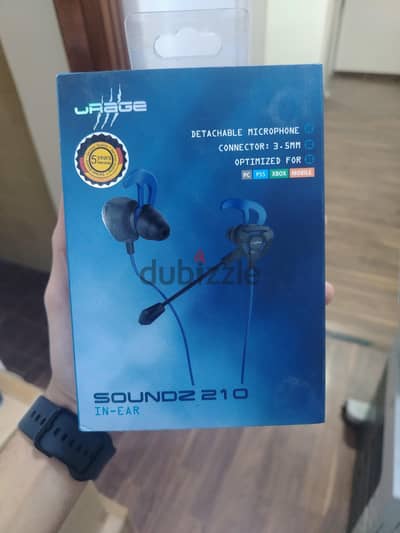 سماعة Gaming أصلية uRage SoundZ 210 جديدة بالكرتونة  Mic قابل للفك