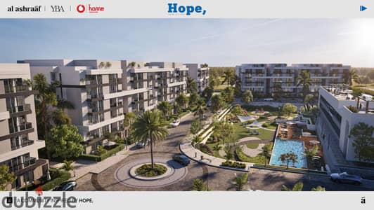 Apartment for sale in Hub compound with a 20% discount, installment over 10 years