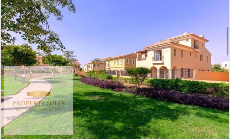 Lowest-priced 250 sqm villa for sale at Hyde Park, 3BR, landscape view, 5% down payment, prime location next to Mivida, New Cairo.