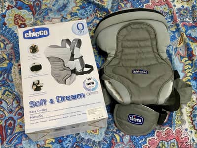 "شيالة أطفال Chicco أصلية – استخدام 3 أيام فقط – كسر زيرو