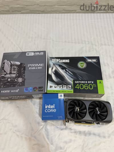 للبيع استخدام سنه خفيف  Bundle (motherboard, GPU, CPU)