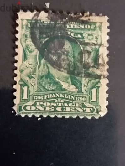 طابع بريد 1902 أمريكى بنجامين فريدرك