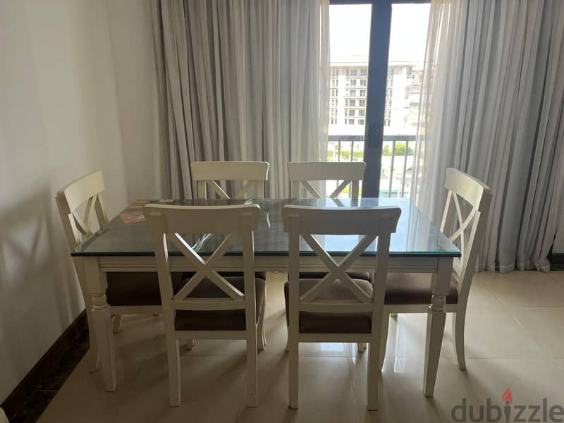 Dining table with 6 chairs 1