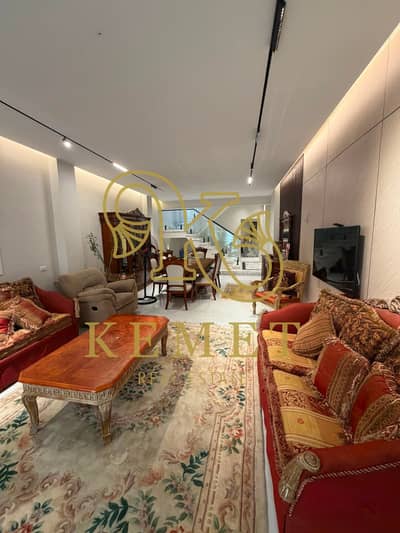  Duplex for sale in Andalus 1, New Cairo. 290 sqm + 120 sqm garden, fully finished, reconciliation included. EGP 12.5M, negotiable.