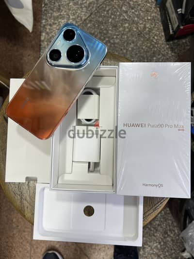 Huawei Pura 90 Pro Max 5G dual sim 512/16G Orange جديد خالص ضريبة