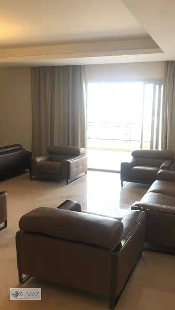 Furnished apartment for rent in Cairo Festival City Compound, Fifth Settlement, near Downtown Mall.