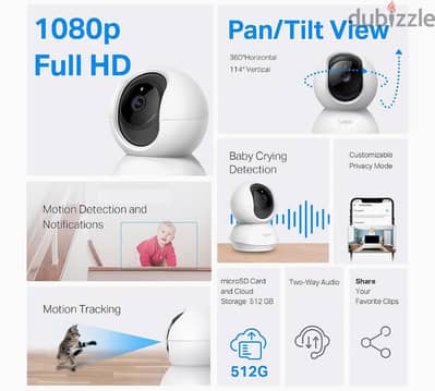 Tapo C200 pan/tilt 1080p full HD