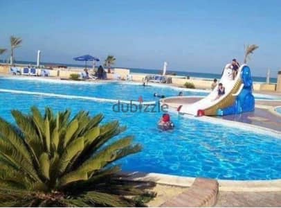 شاليه للايجار في قرية لازوردى بأى اجمل بحر فى الساحل