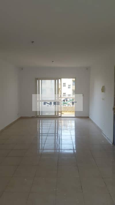 Apartment for rent in Madinaty with the best location and best view in B6. Area 103 square meters. Layout: 3 bedrooms + 2 bathrooms + reception + kitc