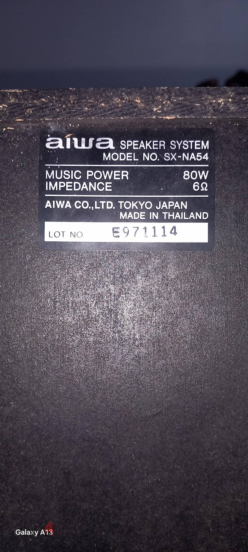 HIFI STEREO SYSTEM AIWA CX-AN50 14