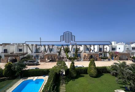 Sea view twin house for sale in Bianchi Sidi Abdelrahman with private pool fully furnished