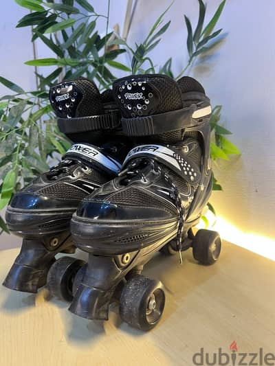 Roller Skates Power Adjustable مقاس 39–42 – عدد 2