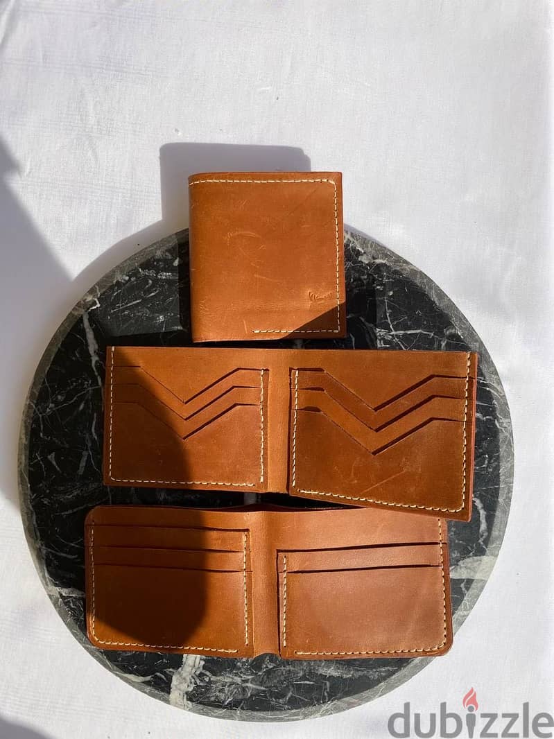Brown Leather wallet 2