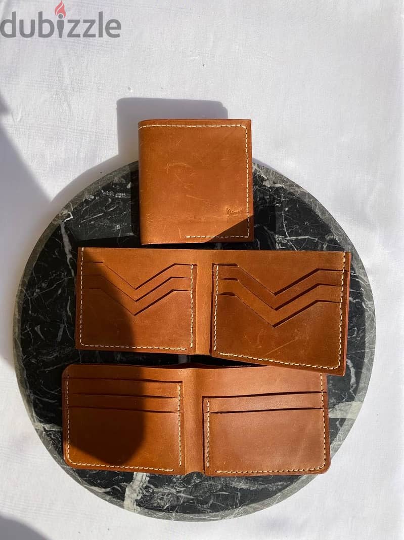 Brown Leather wallet 3