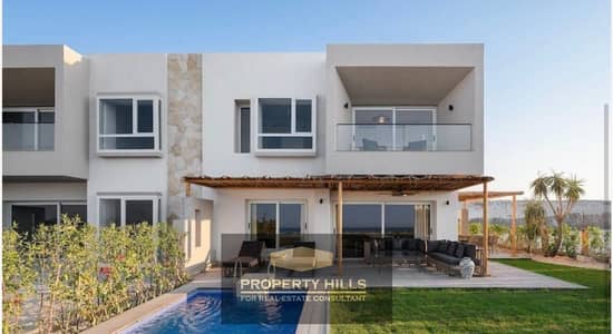 Own a Lagoon Chalet in El Masyaf Ras El Hekma 110 sqm | Fully Finished with ACs