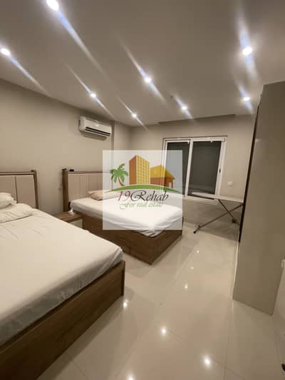 For sale in Al-Rehab a ground apartment with a garden of 136m and a garden of 55m with special finishing