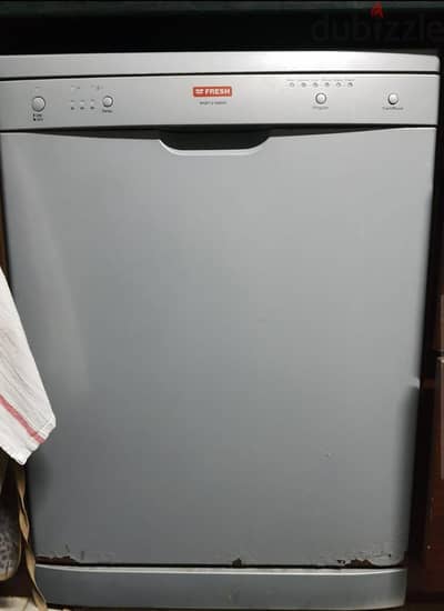 غسالة اطباق فريش ١٢ فرد، بها عطل فى heater