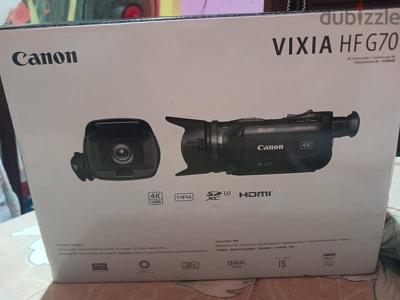 camera canon vixia hf g70 1