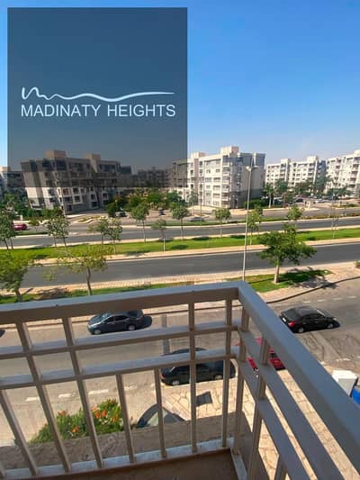 Apartment for sale cash in Madinaty B11 area 116 meters prime location close to All Seasons Park Mall Group 111 finishing by the company consisting of 3 bedrooms and 2 bathrooms view of a side street repeated third floor full payment required cash