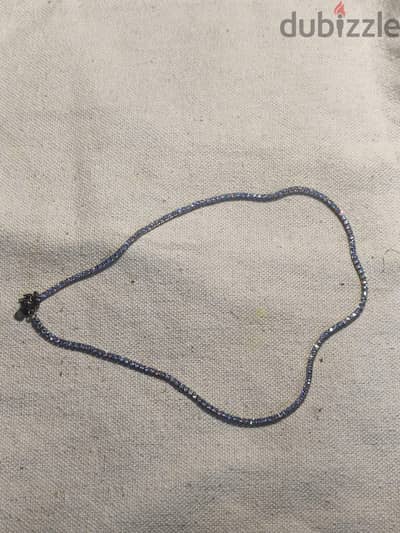سلسله فضة عيار ٩٢٥ . . . tennis necklace