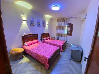 A distinctive chalet for rent in Marina 5 – at Wish Commercial Market. Enjoy an unforgettable vacation in one of the best locations in Marina 5, where tranquility, privacy, and proximity to the sea await you. Chalet specifications: * Two comfortable bedrooms. * Two fully air-conditioned rooms. * Spacious and comfortable reception.