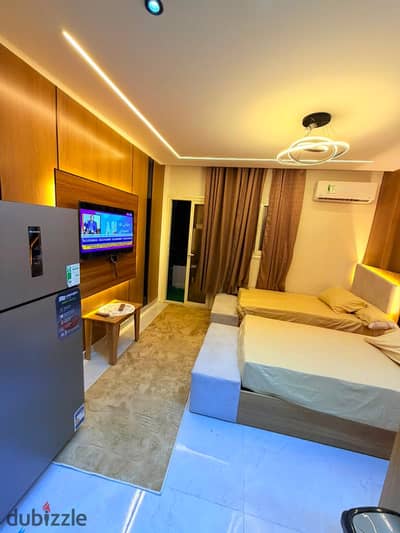 A VIP furnished hotel studio in 6th October, First District