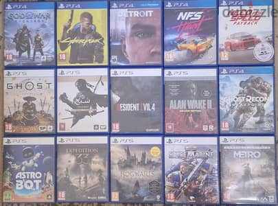 ps4 & ps5 games for sell or trade