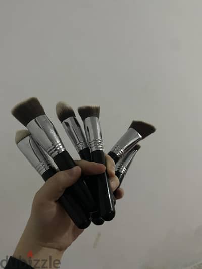 Assortment of Sigma, Morphe and MAC makeup brushes