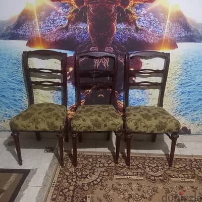 ٦ كراسي سفرة ١٥٠٠ج