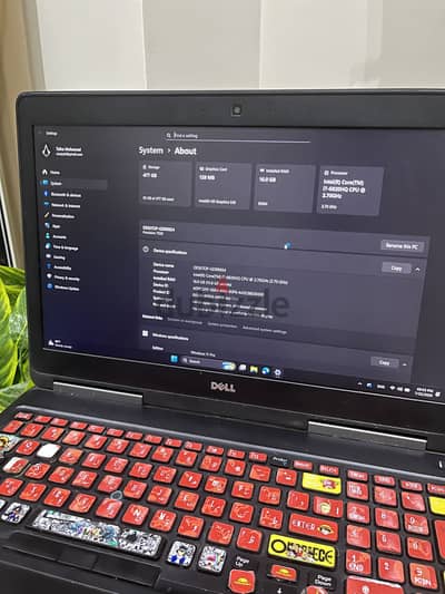للبيع لابتوب Dell Precision 7520 – حالة ممتازة