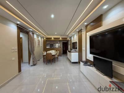 Apartment available for immediate handover in Gardenia City, Nasr City. It features ultra-super-lux custom finishing and offers an open view of the vi