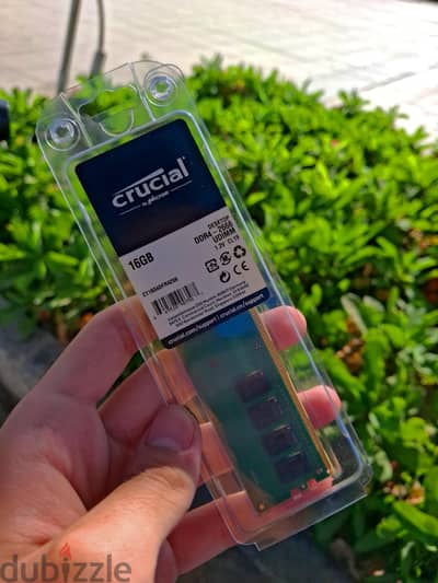 RAM PC CRUCIAL 16GB