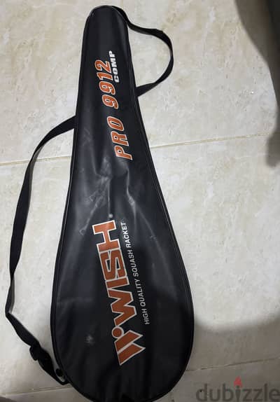 مضرب اسكواش WISH PRO 9912 مع الجراب الأصل