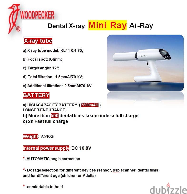 Mini x ray - woodpecker 2